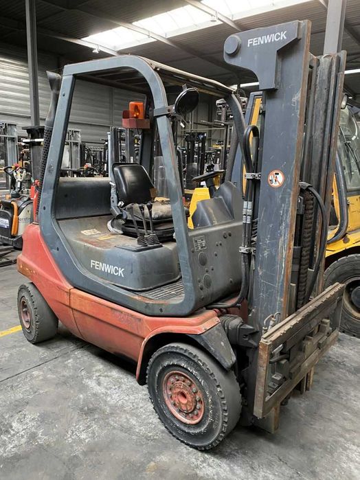 Wózek widłowy Linde H25T, 2,5t, LPG, 2002r, Duplex 3,2m, przesuw b.