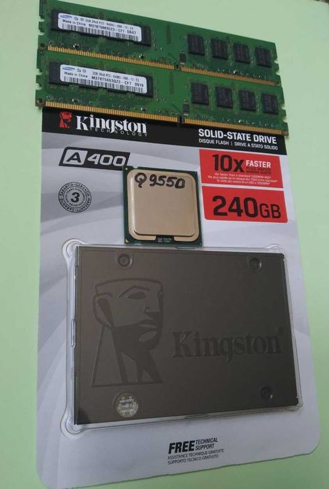 Апгрейд пк с775 бухгалтер/офіс Q9550, можливо, комплект + ssd 240Gbnew