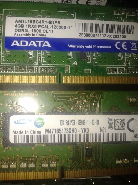 DDR3 4GB Hynix, Kingston, Samsung SO-DIMM 1866 1600 1333 1066 MHz