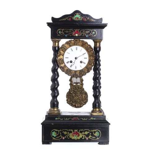 Relógios - Relógio de mesa imperio portico - Século XIX