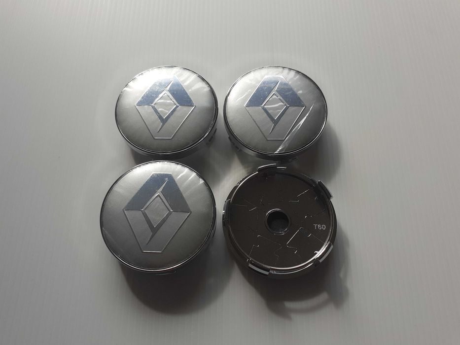 Centros/tampas jante completos Renault com 54, 56, 57, 60, 65 e 68 mm