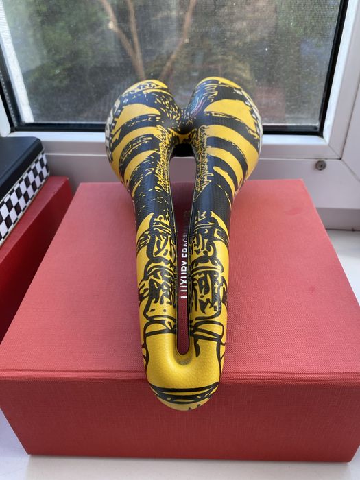 спортивне Сідло Selle SMP X-Ray жовте на гірський мтб велосипед