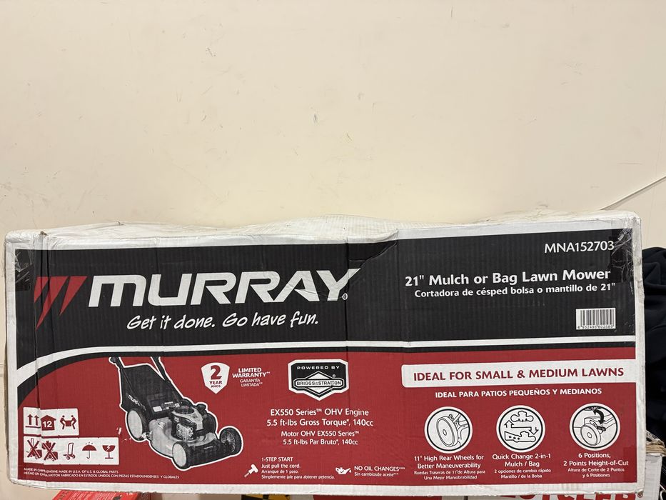 NEW Газонокосарка Бензинова Murray USA з двигуном Briggs and Stratton 140см3