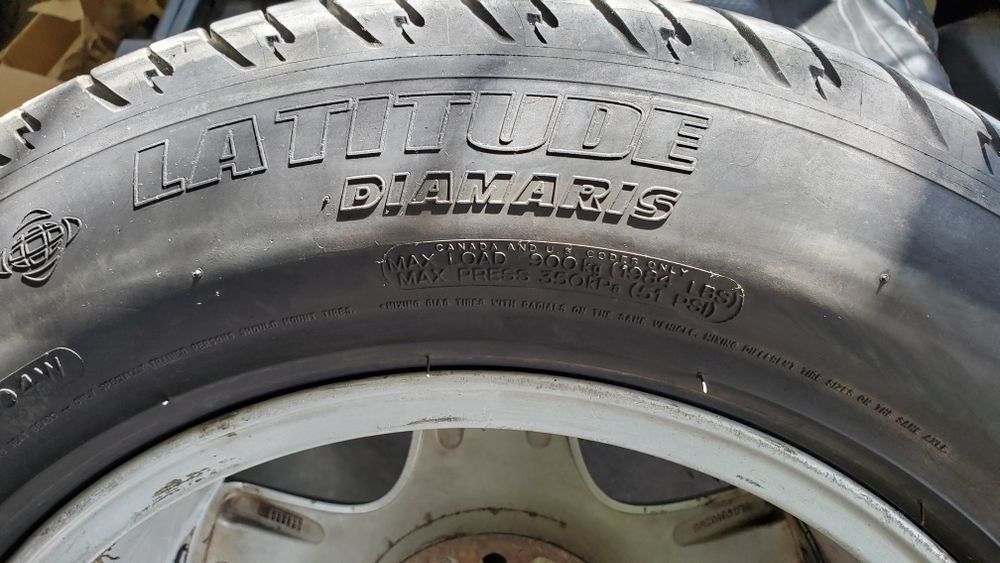 Комплект дисків з резиною