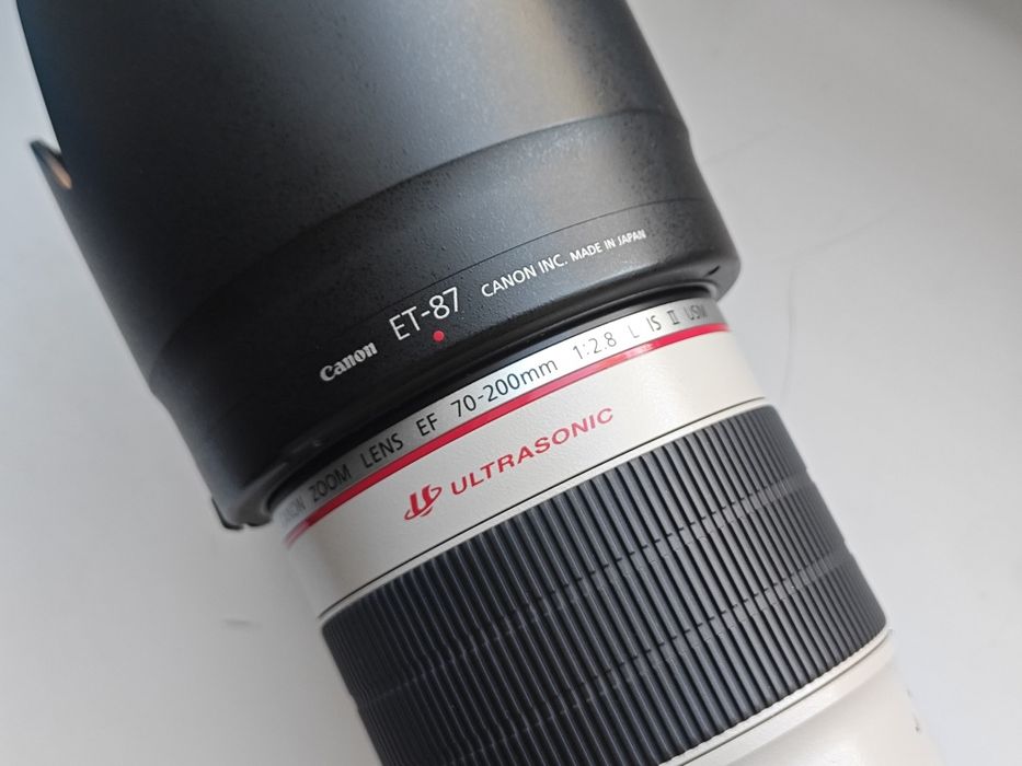 фотоаппарат canon 80d з об'єктивом canon  70-200mm  2.8