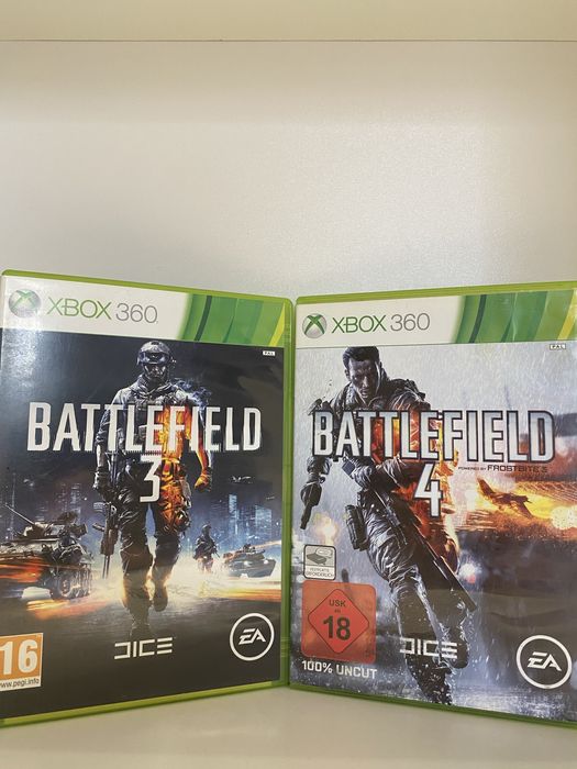 Zestaw Xbox 360: Battlefield 3, 4. Polska wersja językow