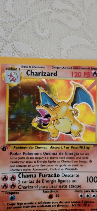 Charizard base set first edition 4/102 pt