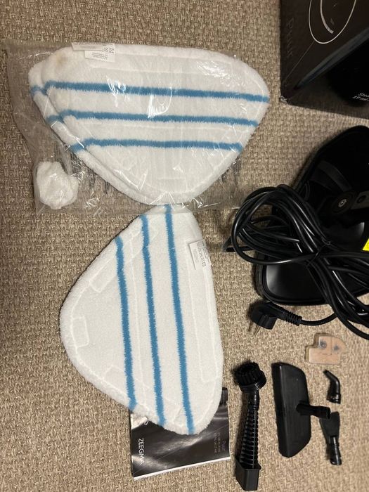 Парова швабра Zeeegma Puur з функцією глибокого очищення