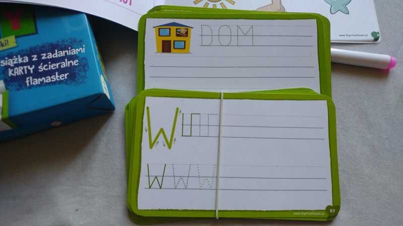 Piszę i zmazuję LITERY 4+ Kapitan Nauka