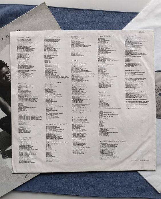 Tracy Chapman Płyta Winylowa Winyl Vinyl 1989r.