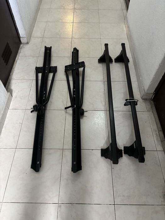Barras de tejadilho Norauto + Porta-esquis (conjunto completo)