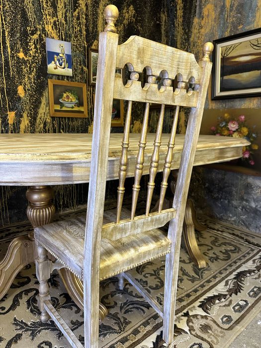 Mesa de Jantar Vintage + 4 cadeiras
