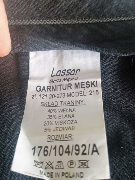 Sprzedam Garnitur męski Lassar