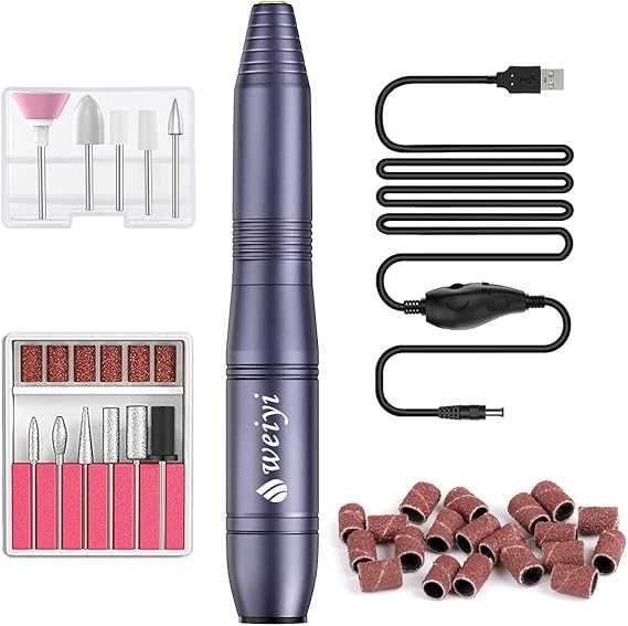 Profesjonalny elektryczny pilnik do paznokci z USB 20000 obr./min