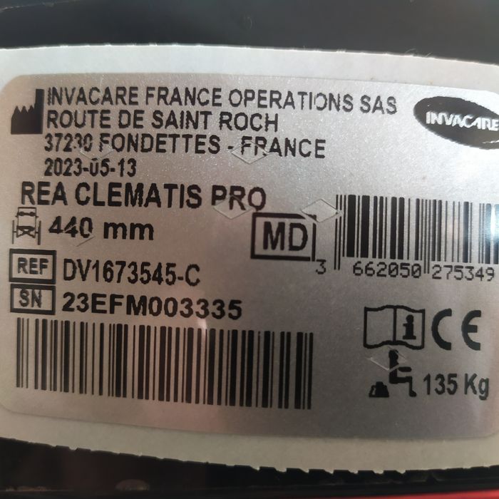 Багатофункціональне крісло колісне Rea Clematis Proо колісне