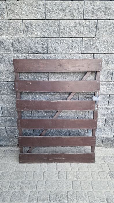 Furtka metalowo - drewniana 130x100