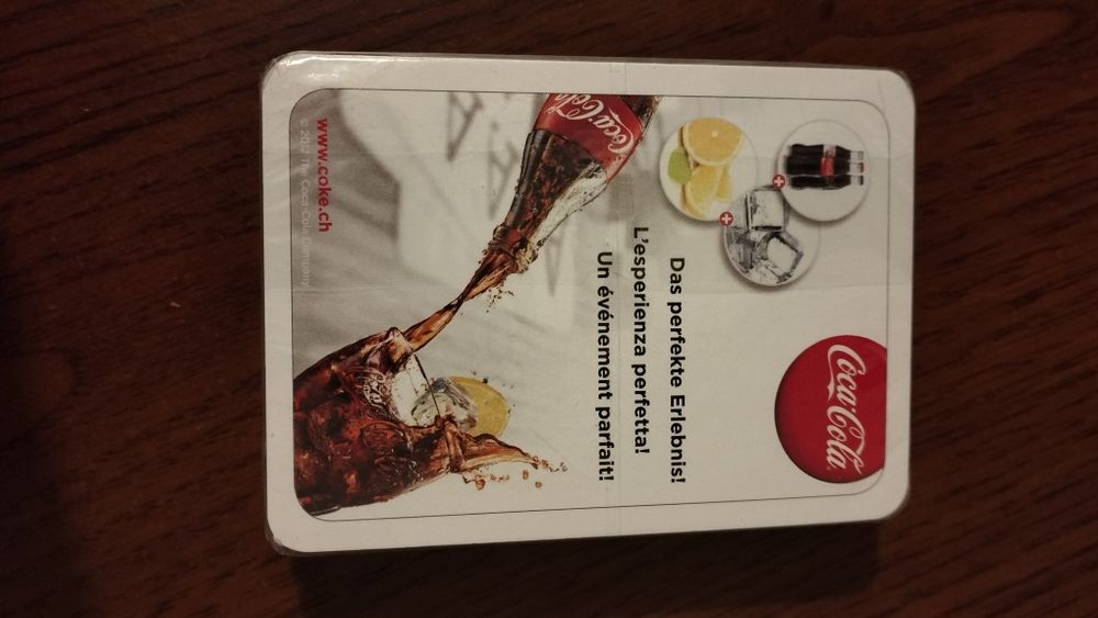 Игральные карты Coca - Cola.