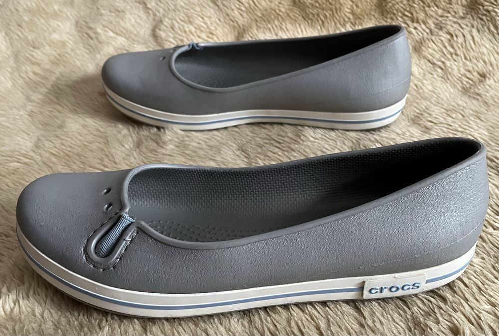 Baleriny Crocs W 9 wkładka ok.26 cm.