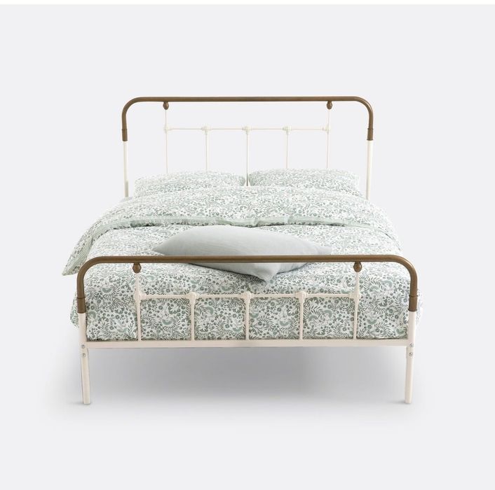 Complete La Redoute Double Bed Set (140x190) – Frame, Base & Mattress. Cama de Casal Completa