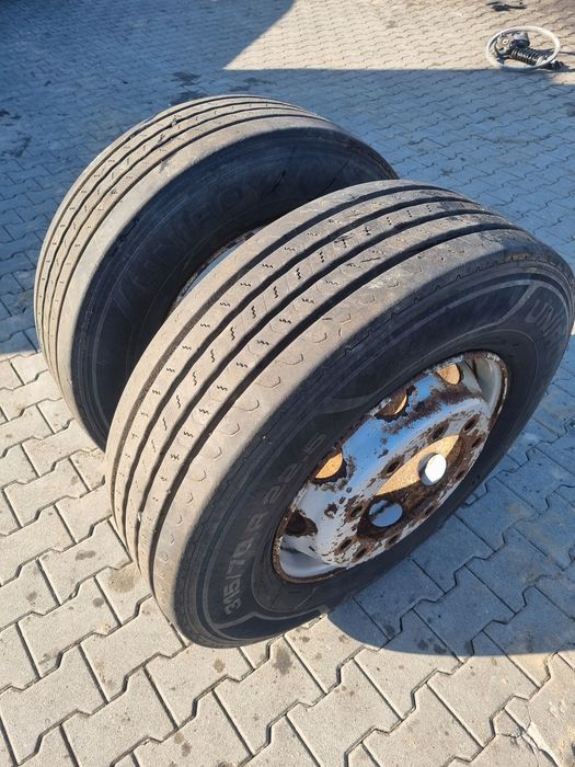 Koła koło Opony przód Uniroyal DH40 315/70 R 22.5 Komplet