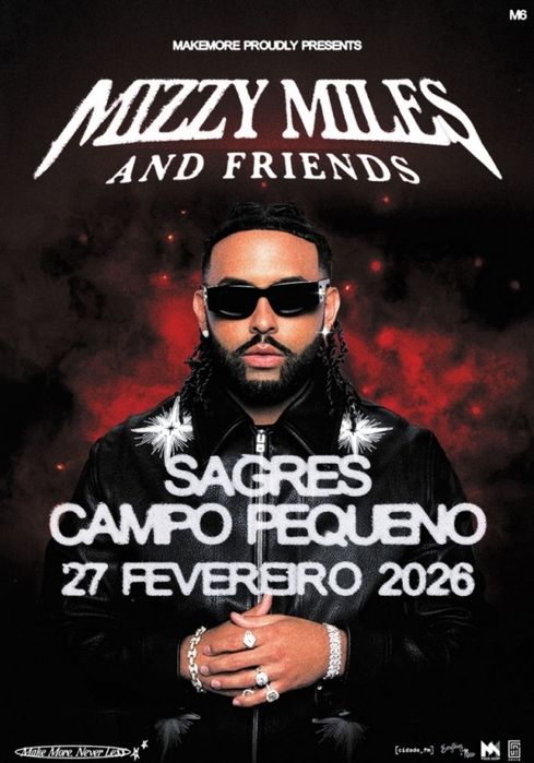 2 bilhetes para concerto  Mizzy Miles