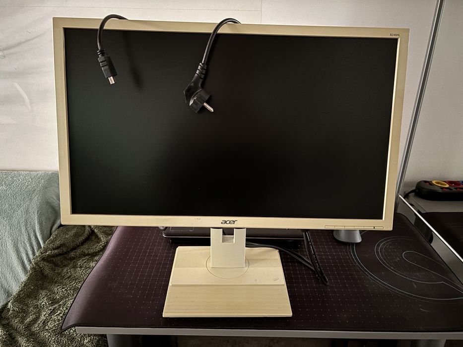 Monitor Acer 24" B246HL (Full HD) + kable. Tani ekran do biura/nauki