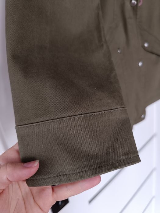 Kurtka parka ciążowa 34 36 khaki