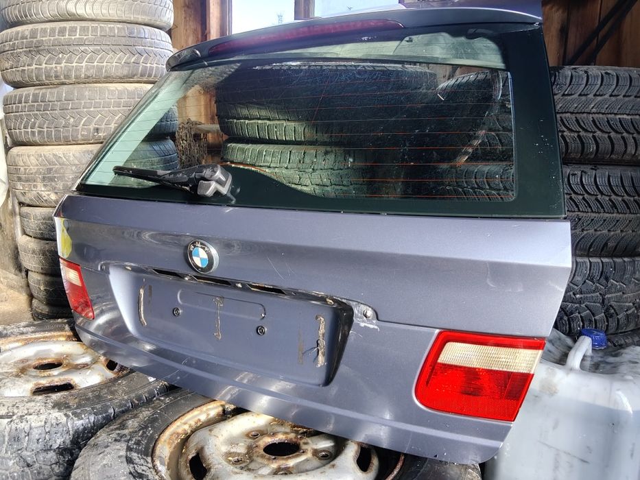 E46 touring kombi klapa tył zdrowa stahlblau bez rdzy