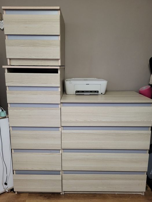 Rezerwacja | Komody szafki  komplet 3 sztuki