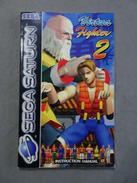 Manual de jogo Sega Saturn - Virtua Fighter 2