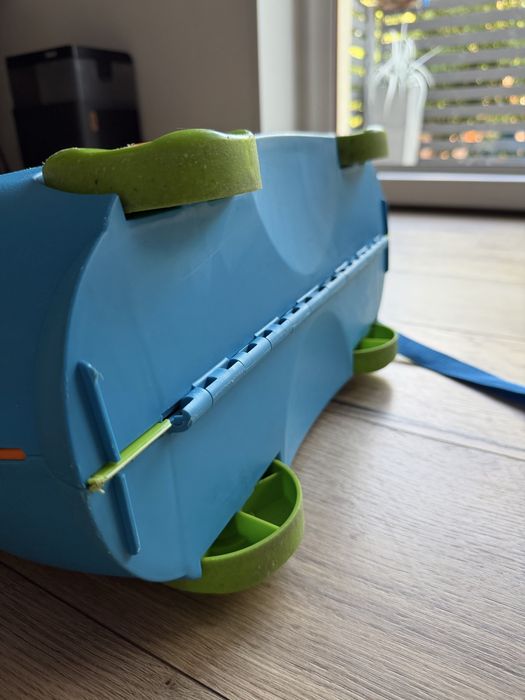Trunki jeżdżąca walizeczka dziecięca, jeździk walizka niebieska
