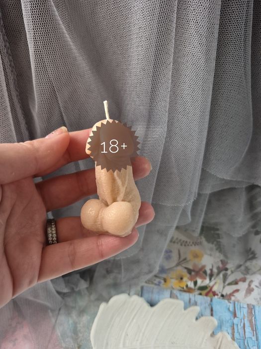 Мило або свічка ручної роботи 18+ Подарунок Член