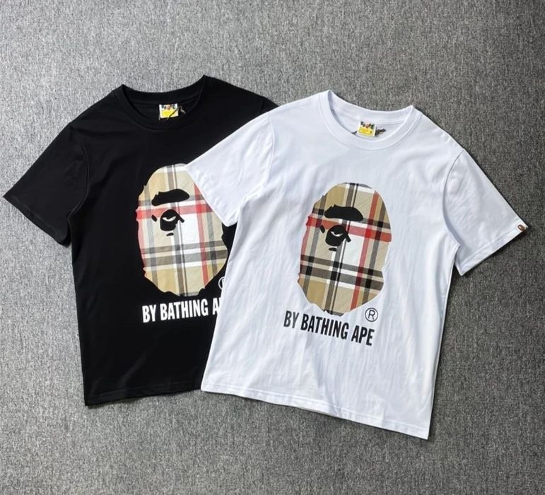 футболки Bape x Burberry