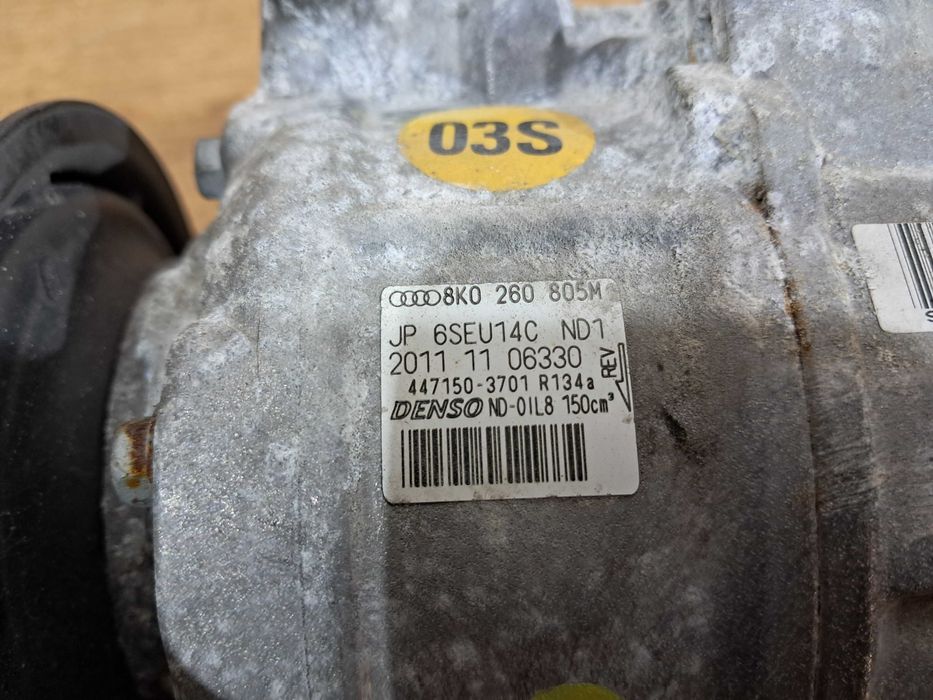Kompresor sprężarka klimatyzacji 2.0 AUDI A4 B8 A5 8T Q5 8R DENSO