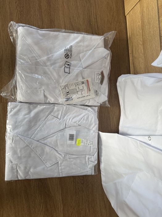 Biały fartuch medyczny