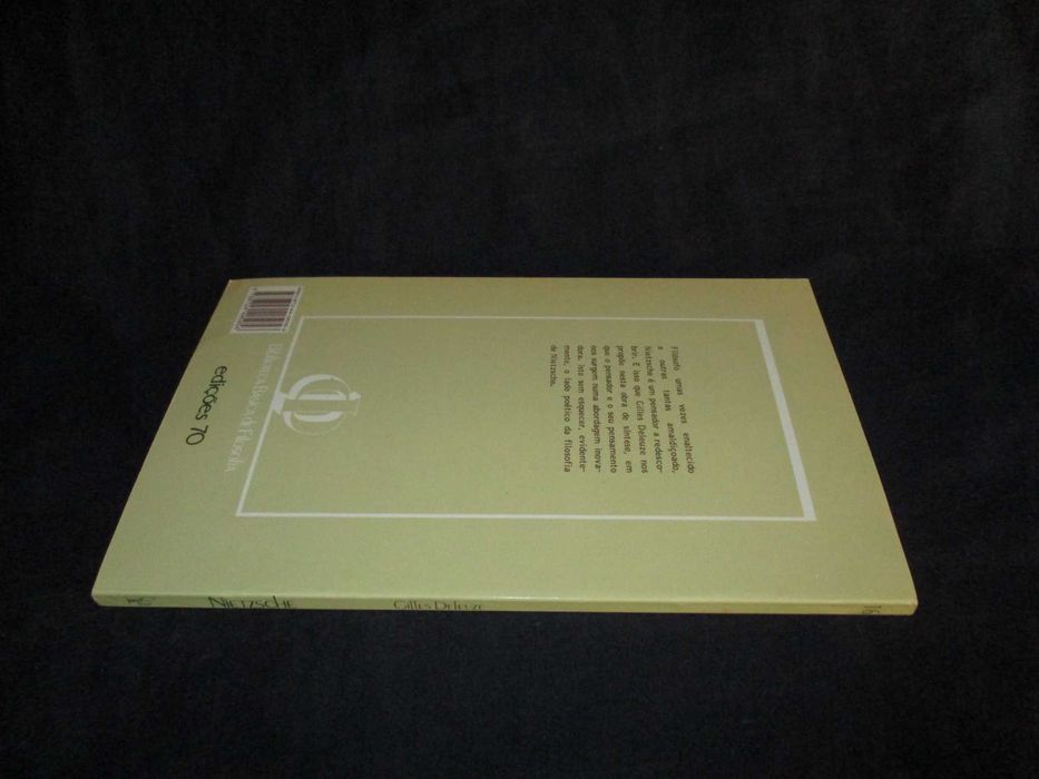 Livro Nietzsche Biblioteca Básica de Filosofia  Edições 70