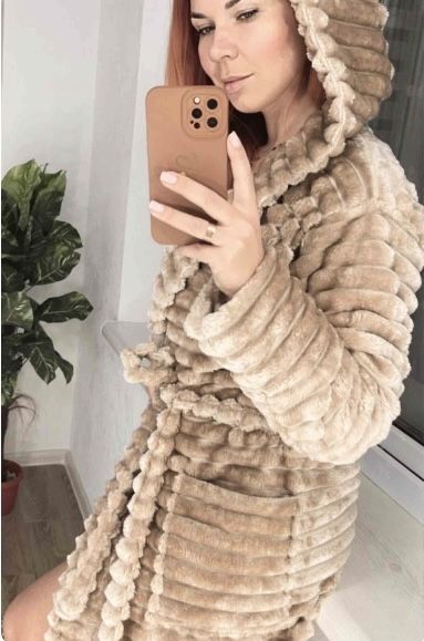 Халат жіночий махровий Шарпей