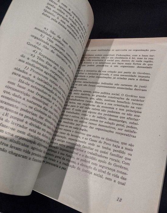 Organização Corporativa da Agricultura "Legislação" 1941