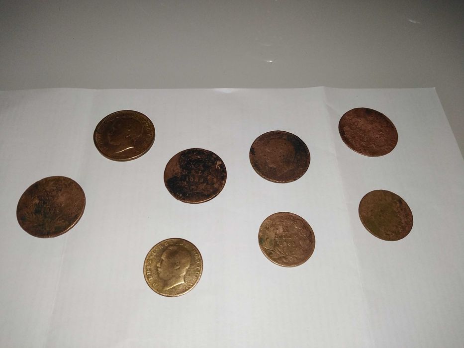 Moedas de 20 e 10 Reis