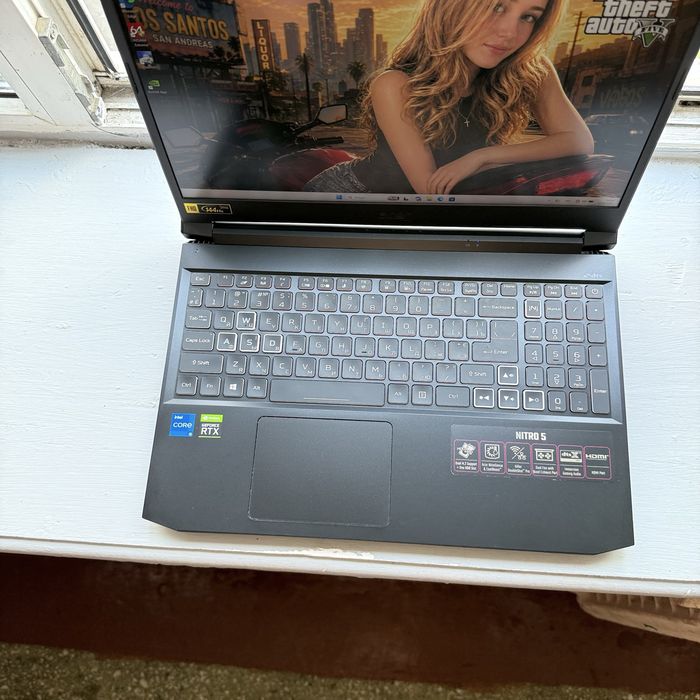 Ноутбук ACER RTX 3060 6gb + i5-11400H + 2K 165 Hz + 16gb + 512 gb