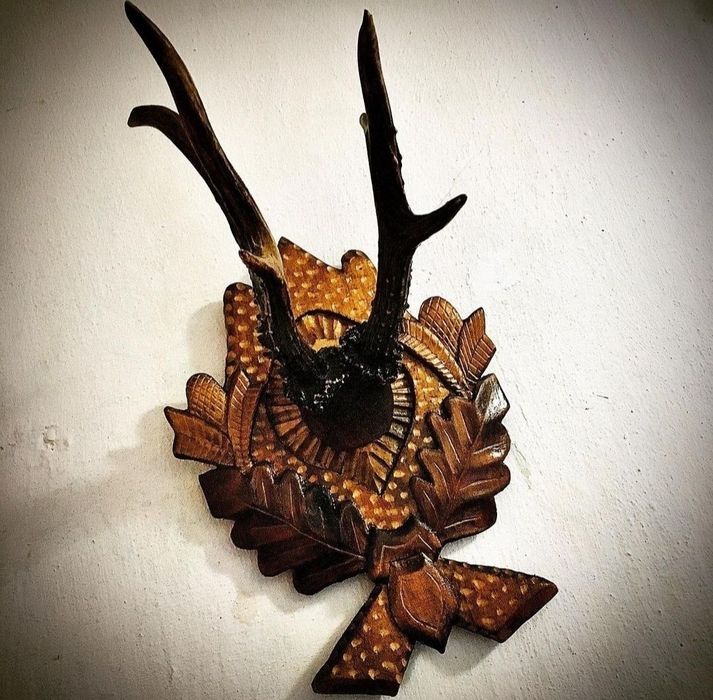 Настенные Рога Разных Диких Животных