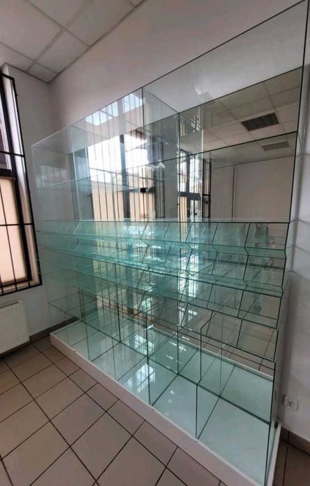 regał szklany do sklepu spożywczego, cukierni, piekarni, itp.