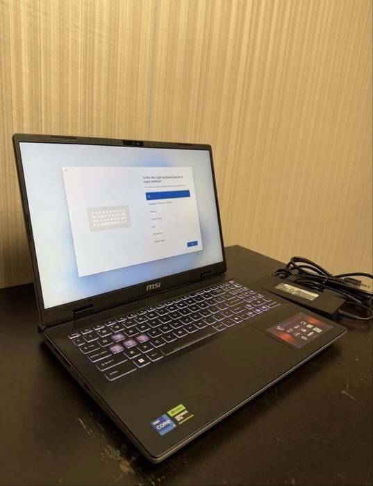 MSI 16ʼ QHD+ 240hz I7-13700HX, RTX 4070, 32GB/1TB