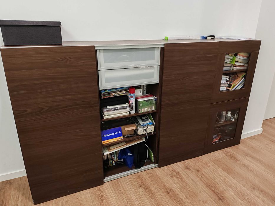 Ikea besta armário sala de estar