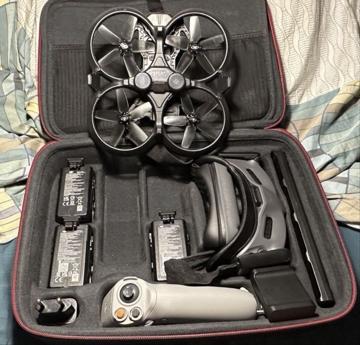 DJI Avata 1 | Gogle INTEGRA | 3 Baterie (Fly More) | Stan bardzo dobry