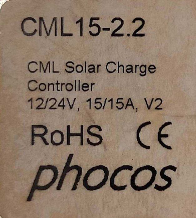 Regulador de Carga para Painel Solar PWM Phocos 15A