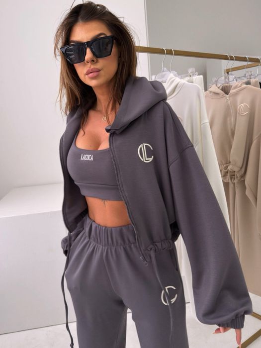 Komplet muse la coca szary