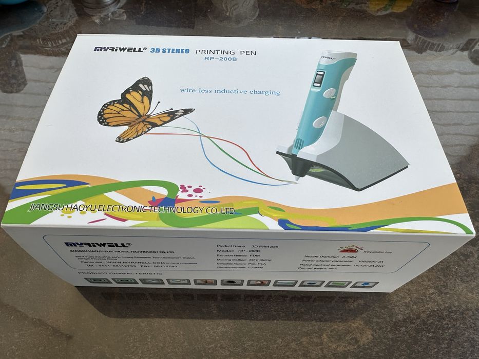 Оригінальна акумуляторна 3Д ручка MYRIWELL RP-200B в ідеальному стані