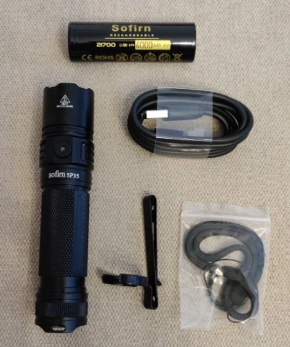 latarka Sofirn SP35 SST40, 6000K +ogniwo 21700