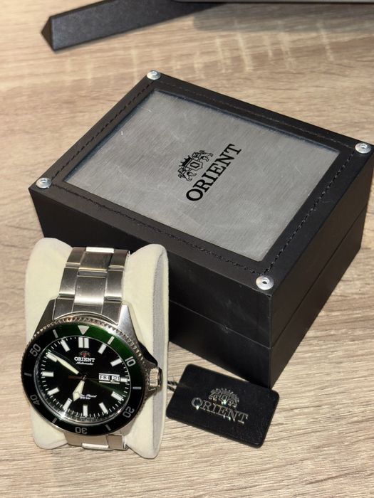 Orient Mako Diver zielony - zestaw